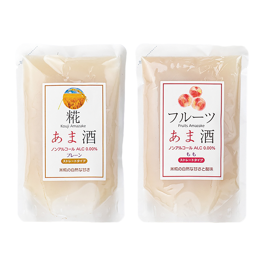 Kojiwadaya Fruit Amazake (Unflavored) / Kojiwadaya Fruit Amazake (Peach)